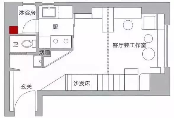 这个30平米的小房子， 榨干了房间里所有可利用面积_53