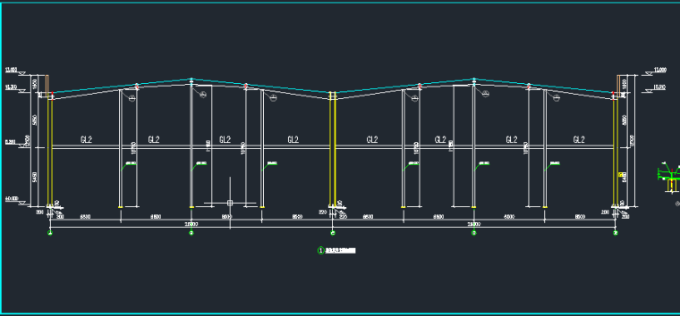 钢承板两层门式钢架厂房结构施工图_2