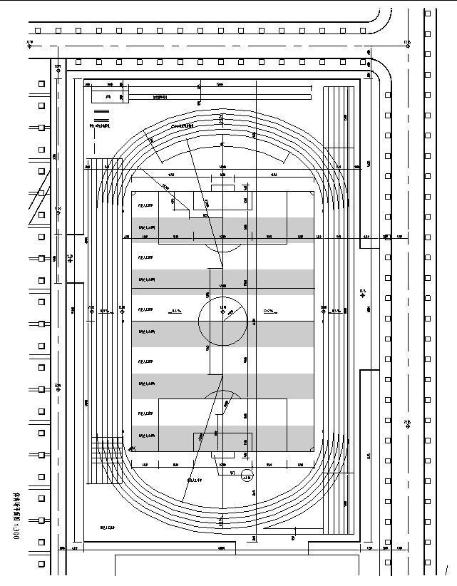 [河北]河北省某党校全套景观设计施工图CAD（31个文件）-运动场景设计
