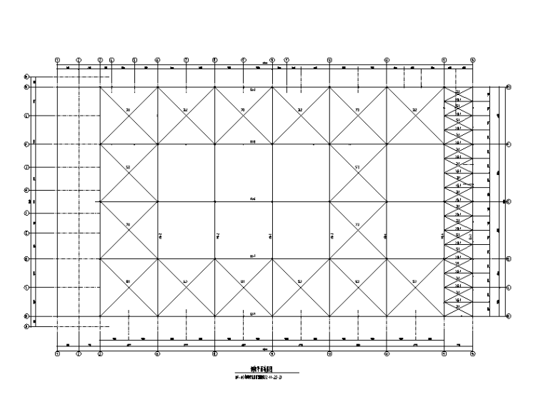 重庆农贸市场建筑施工图资料下载-[重庆]钢桁架研发厂房建筑结构施工图（辅房为钢框架结构，2015）