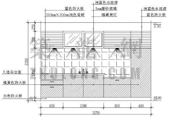 厨房防水施工详图资料下载-造型详图-厨房类