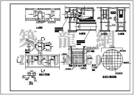 河道截流资料下载-污水截流井大样图