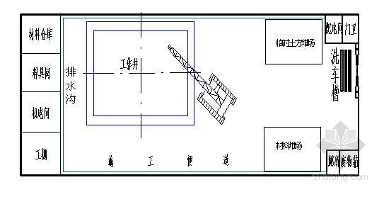 顶管施工工作井CAD资料下载-[上海]下穿道路顶管工作井基坑开挖支护施工方案