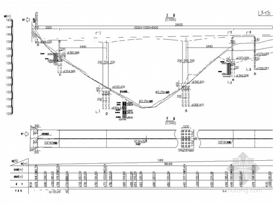 三跨预应力混凝土连续刚构箱梁桥施工图(121张)