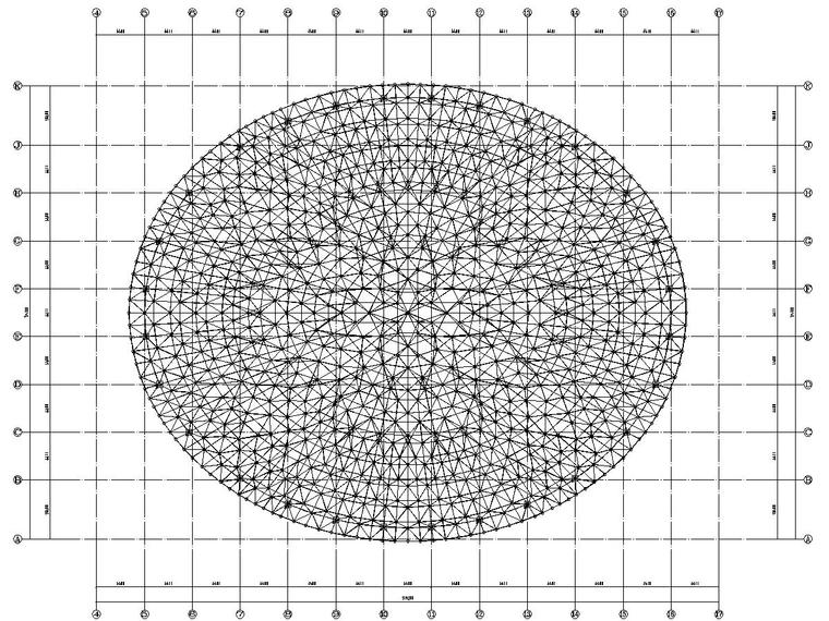 三明体育馆建筑结构资料下载-[内蒙古]正放四角锥网架形式大学体育馆屋面结构施工图