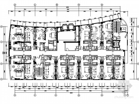 室内房间立面图资料下载-[广东]繁荣中心地带高层商务酒店客房室内装修施工图