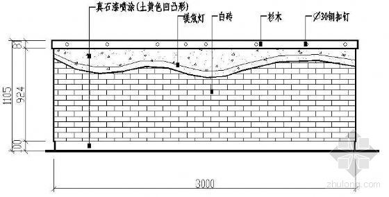 cad服务台立面资料下载-服务台立面图15