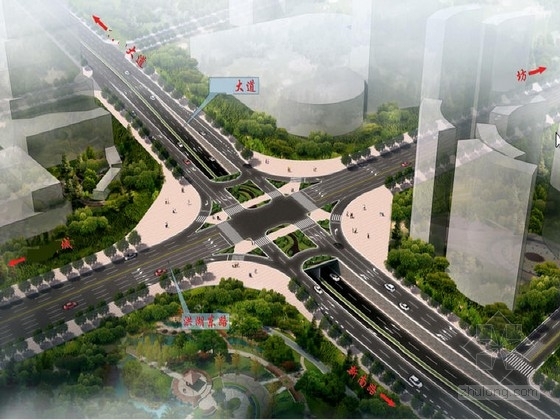 8m道路横断面资料下载-[重庆]市政大道2×8m宽车行地道施工图26张（附结构计算书 国际知名公司）