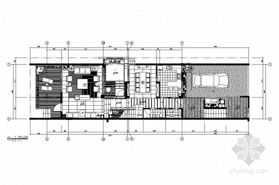 重庆中式别墅装修资料下载-[重庆]中式风格三层别墅室内装修图（含效果图）