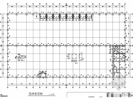 门式钢架夹层资料下载-28米跨单层门式刚架结构厂房结构图
