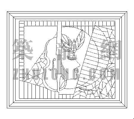 装饰画图块资料下载-装饰画图005