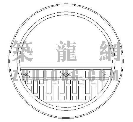 中式门连窗cad资料下载-中式窗015