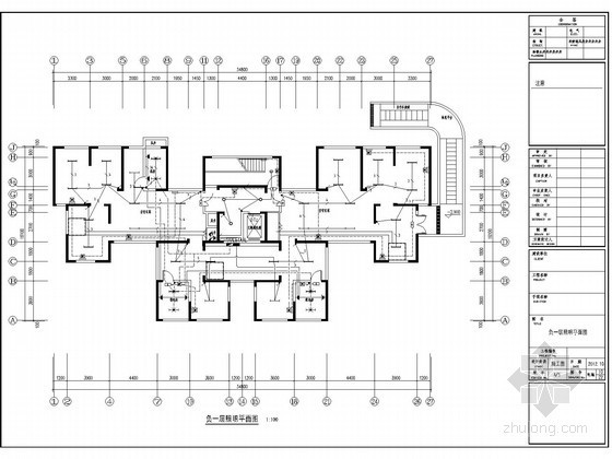 全套住宅楼土建施工图纸资料下载-[安徽]大型住宅楼全套电气施工图纸
