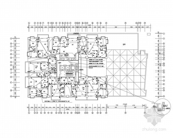 四川一万平全套施工图纸资料下载-[四川]高层商住楼强弱电全套施工图纸