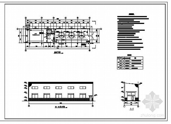 钢框架加固设计图资料下载-某钢框架水处理间结构设计图