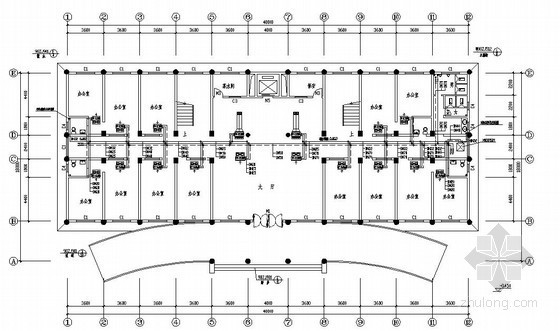 小型中央空调施工图资料下载-[重庆]某办公楼中央空调施工图