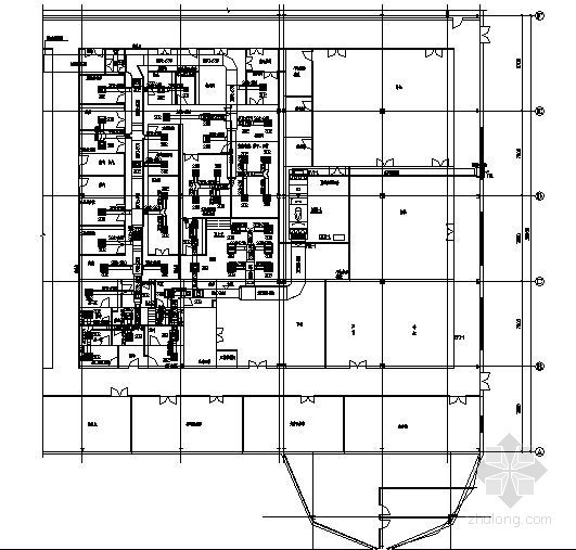 华为研发中心施工图资料下载-[陕西]质检研发中心空调设计施工图