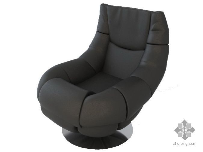 老板椅3d模型资料下载-躺椅