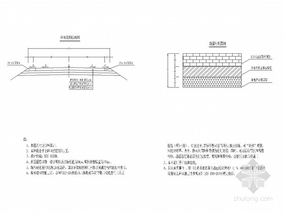 [四川]乡村四级公路改造工程施工图设计132张（含交通 涵洞）-路面结构图 