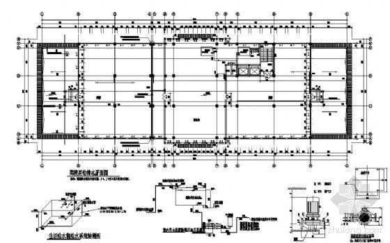 宿舍建筑消防水箱设计资料下载-某办公楼屋顶消防水箱设计图