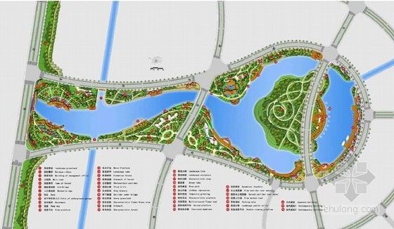 茶厂工业园区景观设计资料下载-[上海]工业园区中心区域景观设计方案