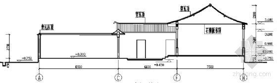 某单层民居住宅建筑结构方案图-2