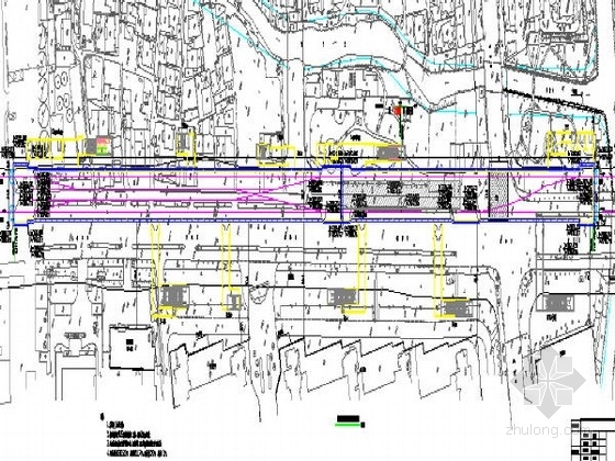 基坑围护兼作抗浮结构资料下载-[浙江]地铁主体围护结构施工图53张（800mm厚地下连续墙）