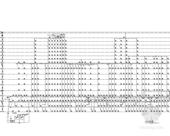[北京]12万平米著名商业综合体建筑给排水图纸（雨水虹吸排水 中水系统 ）-消火栓系统原理图 