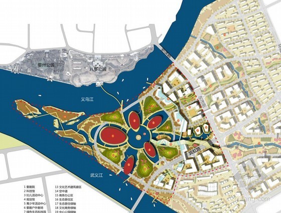贵阳城市文化空间体系资料下载-[金华]区域总体景观规划设计