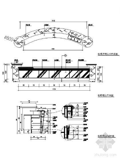 欧式独栋二层滨水咖啡厅商业建筑资料下载-咖啡厅吧台详图