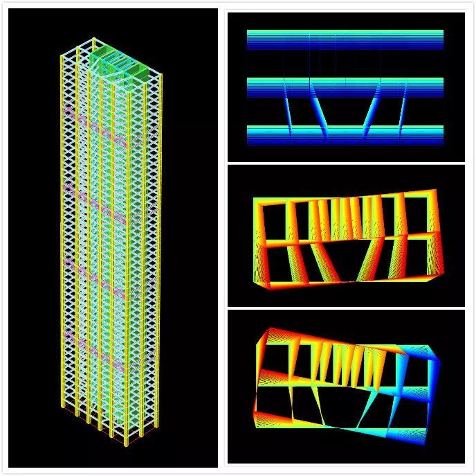 超高层核心筒偏置实例与结构性能初探_26