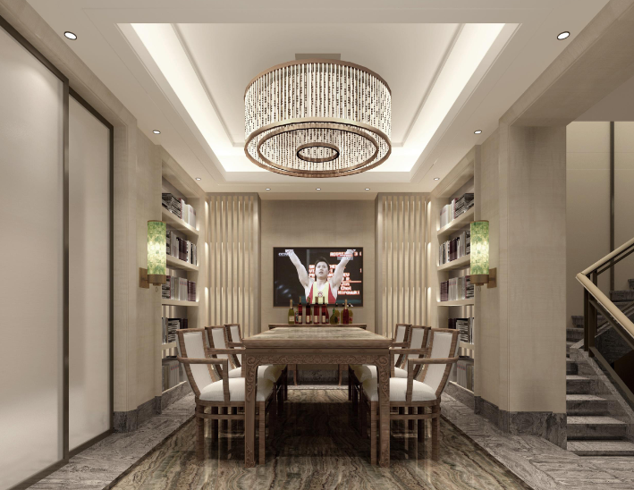 别墅室内卫生间设计资料下载-[北京]亚运新新家园别墅室内设计方案图