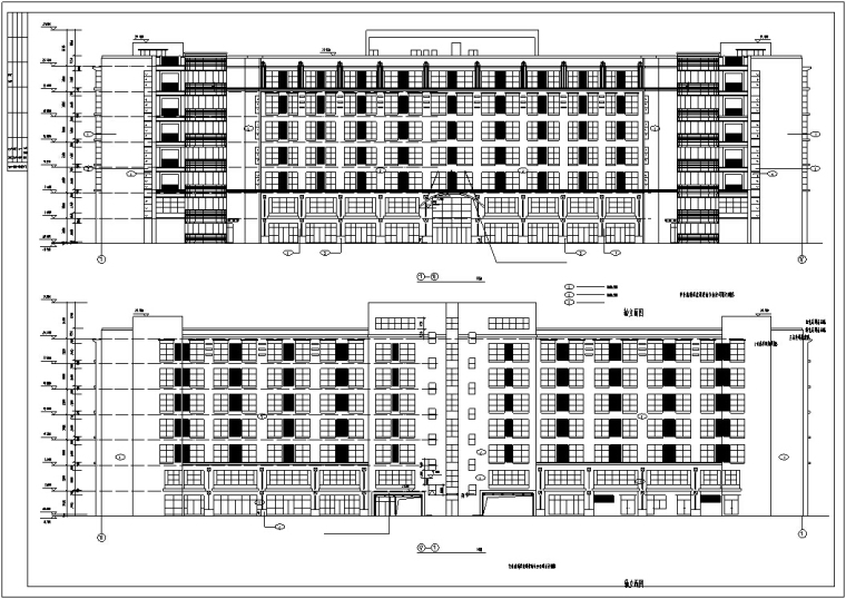 5套商业综合建筑设计方案初设图CAD-6