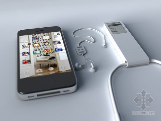 3d模型电话机资料下载-智能手机3D模型下载