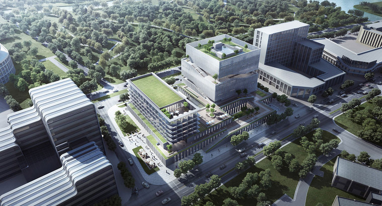 2020ua国际建筑设计竞赛资料下载-国际设计竞赛揭晓 / 漫游于一条盘旋而上的室外公共坡道 —— 临
