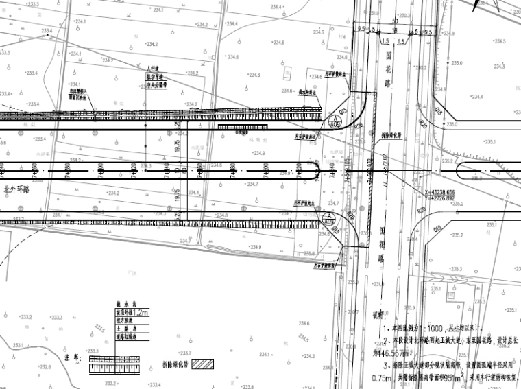 电缆管道断面施工图资料下载-城市主干路工程全套施工图设计109张（道排交通消防）