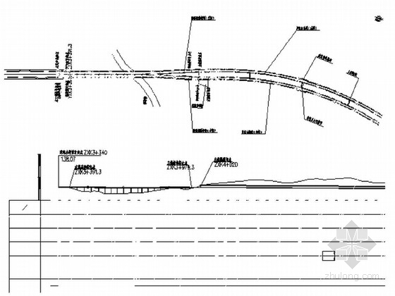 道路热熔型标线的施工图资料下载-[湖北]市政道路施工图63张（含交通防护）