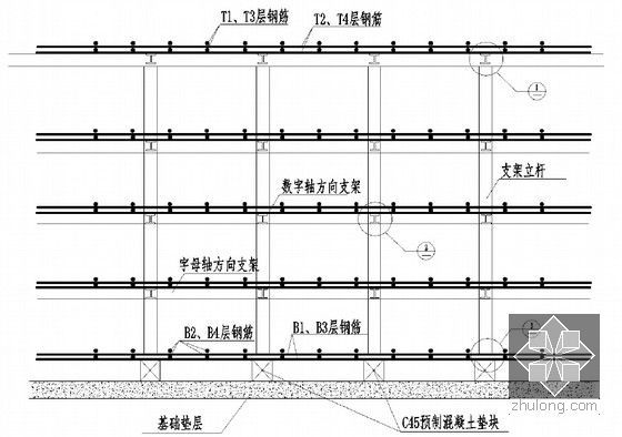 2015年新版工程项目深化设计管理实施细则（239页 名企编制）-板钢筋支架布置及节点例图节点详图