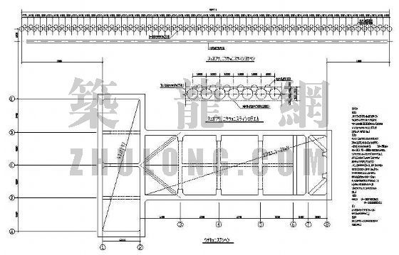 网格护坡建筑施工图纸资料下载-江堤护坡桩施工图