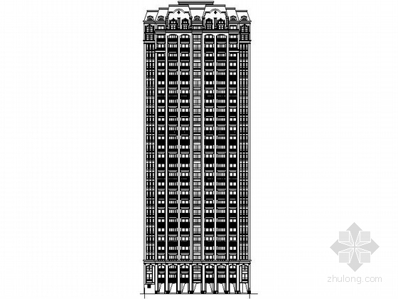 南阳住宅小区规划设计资料下载-[浙江]现代风格高层住宅区规划设计施工图（含140余页图纸）