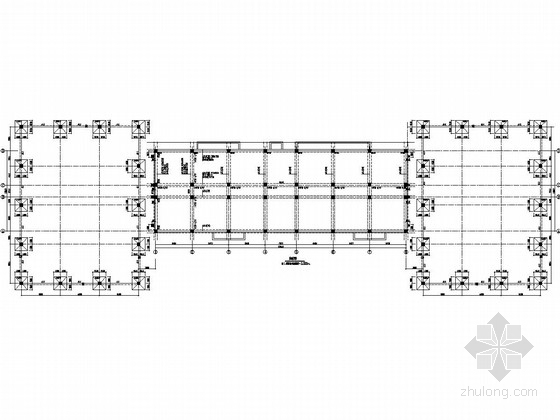 山西省综合楼建筑施工图资料下载-[山西]五层框架结构综合楼施工图（带裙楼及建筑图）