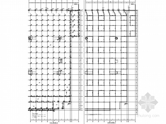 农村广场电气施工图资料下载-[重庆]四层框架剪力墙结构财富广场结构施工图（地下3层）