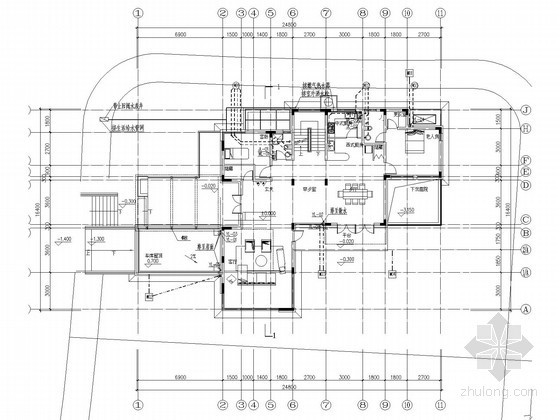 二层别墅给排水施工图资料下载-[上海]二层独栋别墅区给排水施工图