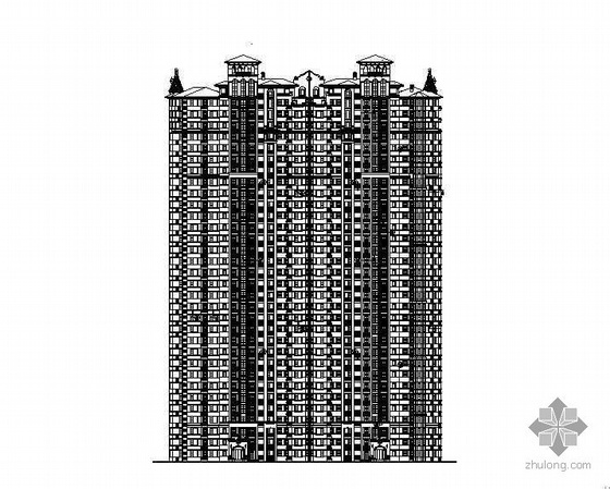 兴宁县三层小型社区资料下载-某三十三层大型社区9号楼建筑方案扩初