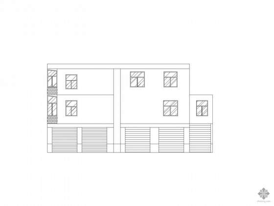 立面改造街道文本资料下载-[合肥]某道路立面改造工程建筑施工图