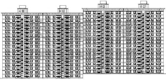 Y字型高层住宅建筑设计资料下载-某套高层住宅楼建筑设计方案