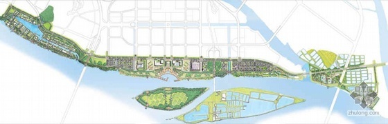 景观河道码头设计资料下载-[易道]某河道景观概念设计
