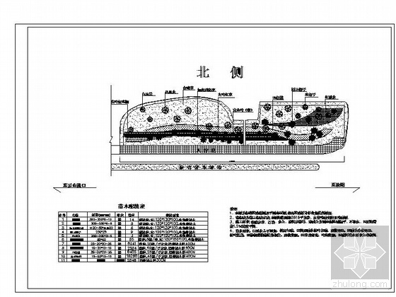 cad绿化竣工图资料下载-某道路绿化竣工图