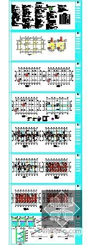 [辽宁]办公楼土建工程量计算及预算书（广联达软件实例 图纸）-图纸