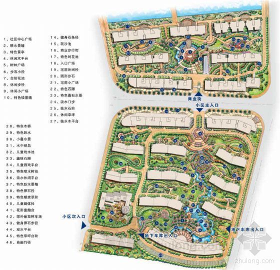住宅景观设计深化方案资料下载-[广东广州]住宅区环境景观设计方案